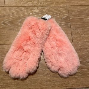 New Topshop Faux Fur Gloves